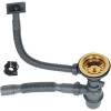 Мойка кухонная Melana ProfLine D7851HG-R золото врезная прямоугольная правая 780x510x200мм фото 2