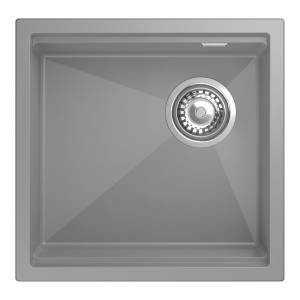 Кухонная мойка Rivelato Lino LN-454-R серый металлик