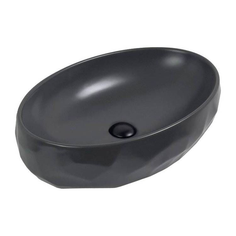 Раковина Gid Lago 53406 Dgm9030wx 60 см, серая матовая