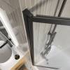 Шторка на ванну Belbagno LUCE-VF-11-80/145-C-NERO профиль черный, стекло прозрачное, 80x145 фото 3