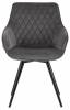 Кресло Stool Group Сеул AV 333-H18-K14PM-08 темно-серый фото 2
