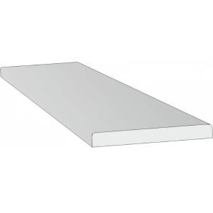Наличник 3 ручья 80х8х2140 Bianco Classic пат.зол.