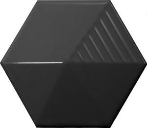 Керамическая плитка EQUIPE Magical 3 23073 Umbrella BLACK 12.4x10.7