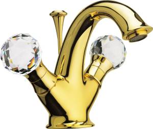 Смеситель для раковины Webert Karenina KA700102010 золото