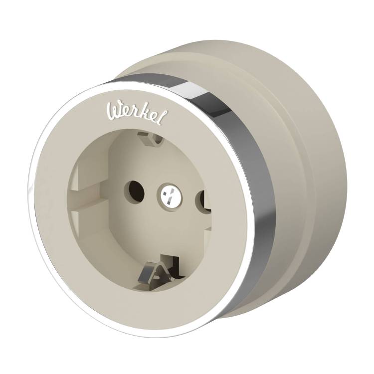 Розетка с заземлением Werkel Vintage W5871055