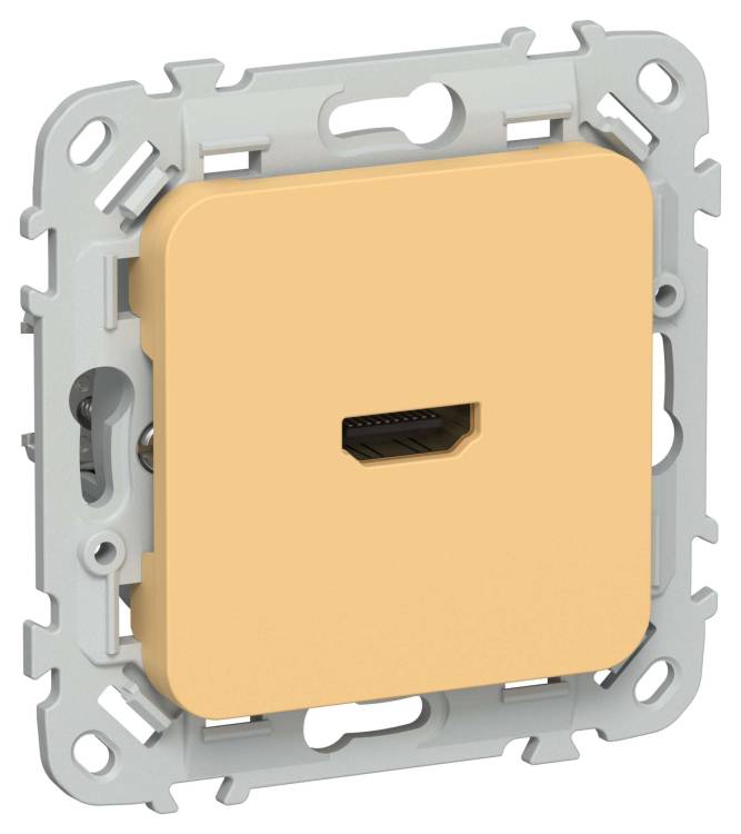 Розетка HDMI IEK Flite FI-H10-K90 золотарник