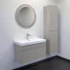 Тумба с раковиной Comforty Мадрид-80М 00-00020810 серый шелк фото 2