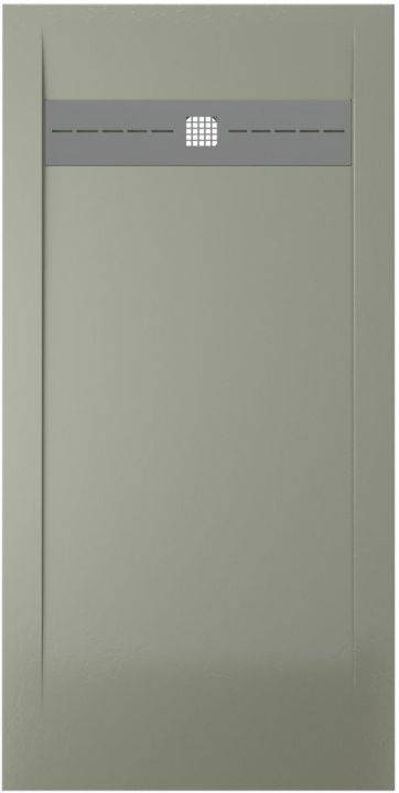 Поддон для душа Allen Brau Infinity с накладкой на сифон, олива, 1600х900