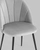 Набор из 2 стульев Stool Group Логан AV 413-Cs-08 X2 светло-серый, велюр фото 8