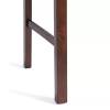Стул Tetchair Хадсон 25522 cappuccino (темный орех), ткань коричнево-золотая, дерево гевея фото 3