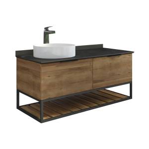 Тумба с раковиной Comforty Порто-120-1 00-00000828 дуб темно-коричневый