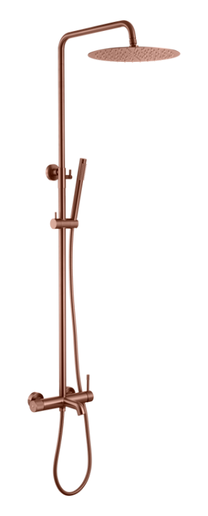 Душевая стойка Boheme Uno 468-BRB Brushed Bronze