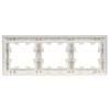 Рамка 3-постовая IEK Brite BR-M32-12-K91 арктический белый/белый фото 3