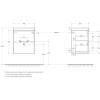 Тумба с раковиной BelBagno Pietra Mini 50 bianco lucido фото 13