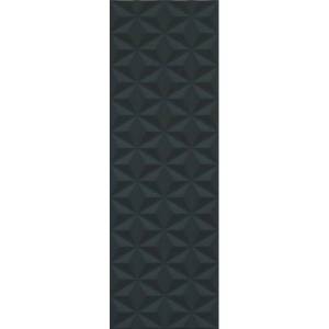 Керамическая плитка Kerama Marazzi Диагональ 12121R Черный Структура Обрезной 25x75