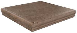 Ступень Kerama Marazzi Фаральони SG158200R/GR/AN угловая коричневый 34x34