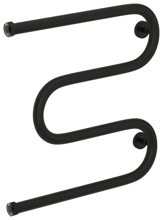 Полотенцесушитель водяной Сунержа М-образный 31-0007-5050 Матовый чёрный, 50x50