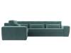 Диван угловой Лига Диванов Лига-008 Long 118702L бирюзовый, левый фото 2