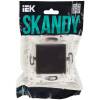 Выключатель 1-клавишный перекрестный IEK Skandy SK-V13-0-10-K53 графит фото 6