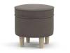 Пуф Нижегородмебель Лора ТП 331 коричневый
