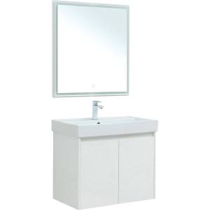 Мебель для ванной Aquanet Nova Lite 75 белый глянец, с дверками