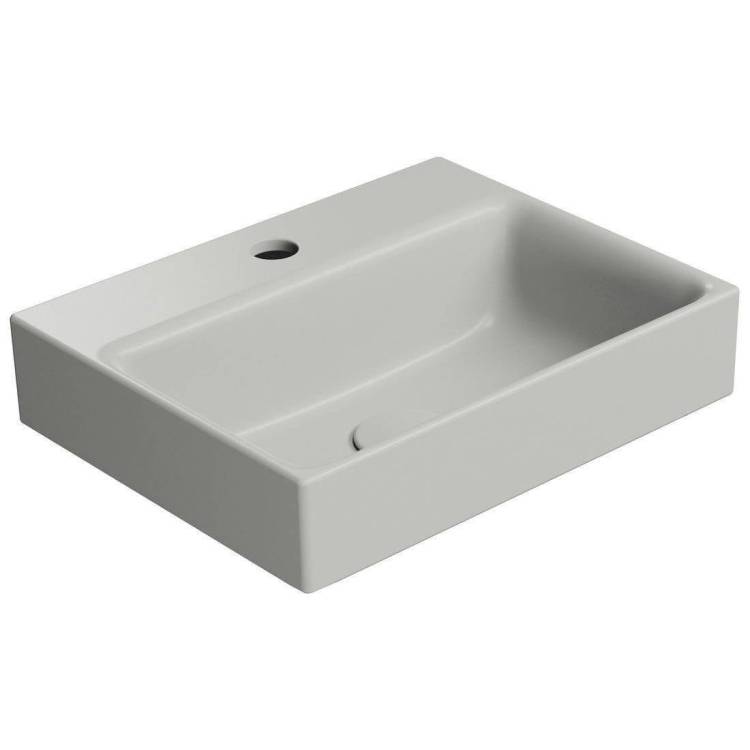 Раковина GSI Nubes 9684117 40 см, серая матовая