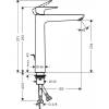 Смеситель для раковины Hansgrohe Talis E 71716670 черный фото 4