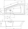 Акриловая ванна Riho Rething Space R, 170x90 фото 4