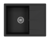 Мойка кухонная Misty Титан TIT-65х51-01 антрацит, 65x51 фото 6