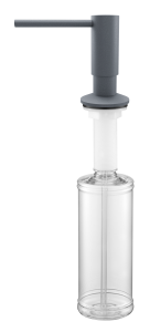 Дозатор для кухонной мойки Paulmark Decus D004-GRM Серый Металлик