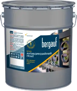 Антикоррозийный грунт Bergauf GF-021 светло-серый 25 кг