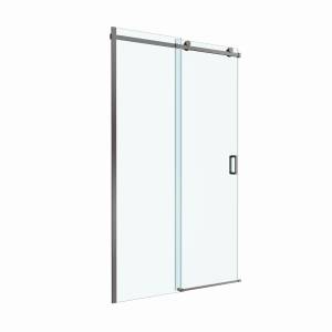 Душевая дверь в нишу BelBagno SOFT_CLOSE-2-BF-1-120-C-GM профиль оружейная сталь, стекло прозрачное, 120x200