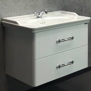 Тумба с раковиной Comforty Неаполь-80 00004147564 белый