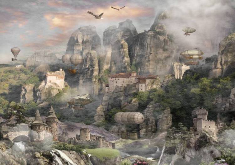 3D Фотообои Artegrafico «Страна из грёз» KID-077 канвас