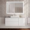 Тумба под раковину Kerama Marazzi Plaza Modern PLB.M.120.3\WHT подвесная 120 белый 3 ящика фото 3