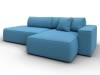Диван угловой Лига Диванов Лига-065 134786 Голубой фото 2
