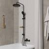 Душевая стойка Milardo Ideal Spa ILSBL3FM76 черный матовый фото 3