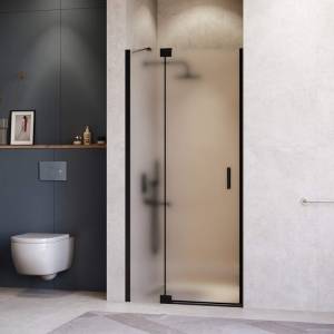 Душевая дверь в нишу RGW Hotel HO-014-B 1400х2000 профиль черный, стекло матовое