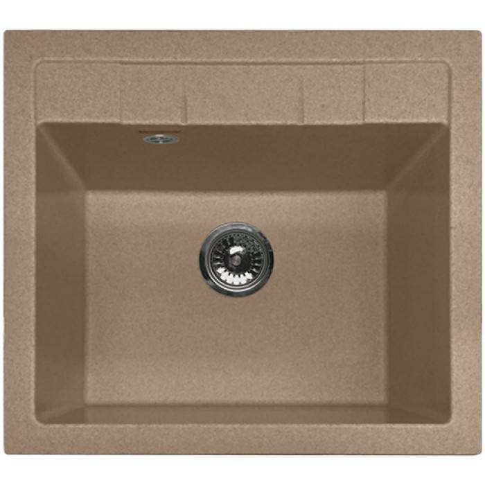 Мойка кухонная GRANFEST QUADRO GF-Q-561 топаз