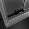 Душевой уголок Radaway Idea KDJ 140х75 см правый, стекло прозрачное, профиль черный фото 5