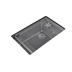 Кухонная мойка Granula Kitchen Space Rinzer 7309RU алюминиум, 73x45