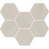 Мозаика Italon Continuum 620110000187 Pure Mosaico Hexagon 25x29
