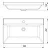 Раковина Style Line Asti СС-00002484 белая, 50x45 фото 2