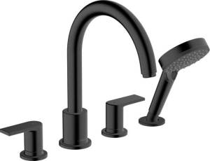 Смеситель на борт ванны Hansgrohe Vernis Blend 71456670 черный