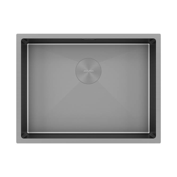 Мойка кухонная Paulmark Next 58 Uni PM215844-MG Матовый Серый, 58x44
