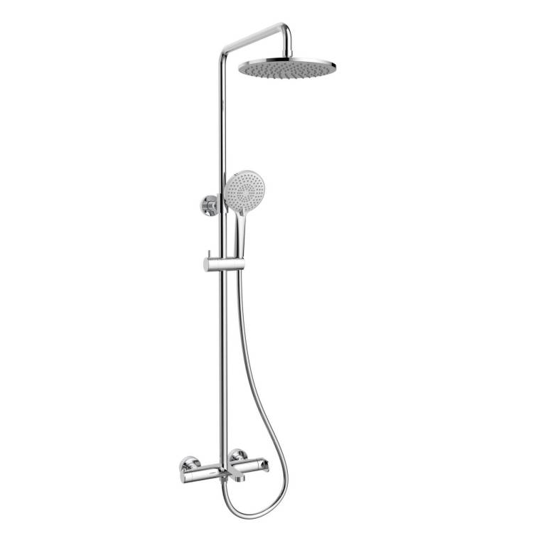 Душевая стойка Vincea Rondo VSFS-1R1CH хром, с изливом