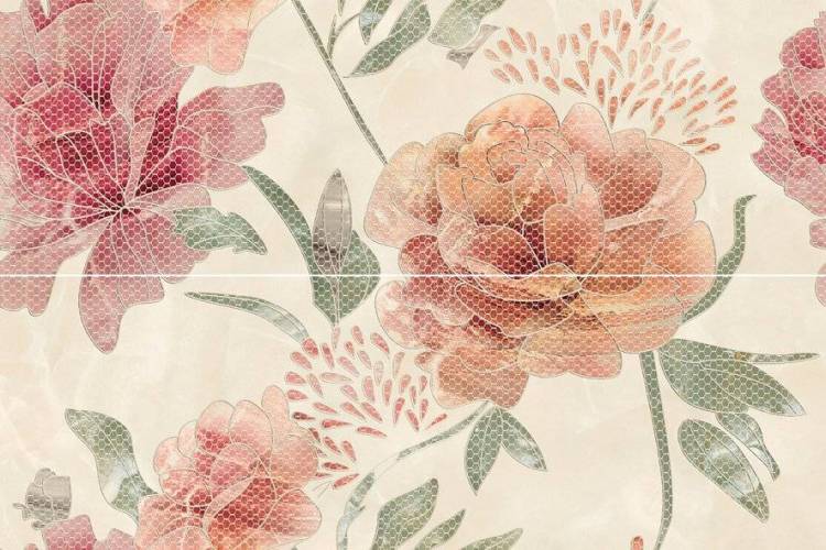 Панно Europa Ceramica Atica Oaziss Rose 50x75