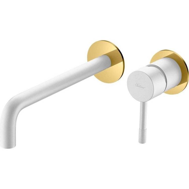 Смеситель для раковины Boheme Uno 465-WG White Gold с внутренней частью