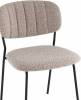 Стул Stool Group Кэрол FDC9003 DC2635-4A grey букле серый, черные ножки фото 7