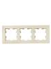 Рамка 3-постовая IEK Brite BR-M32-51-K10 бежевый фото 3